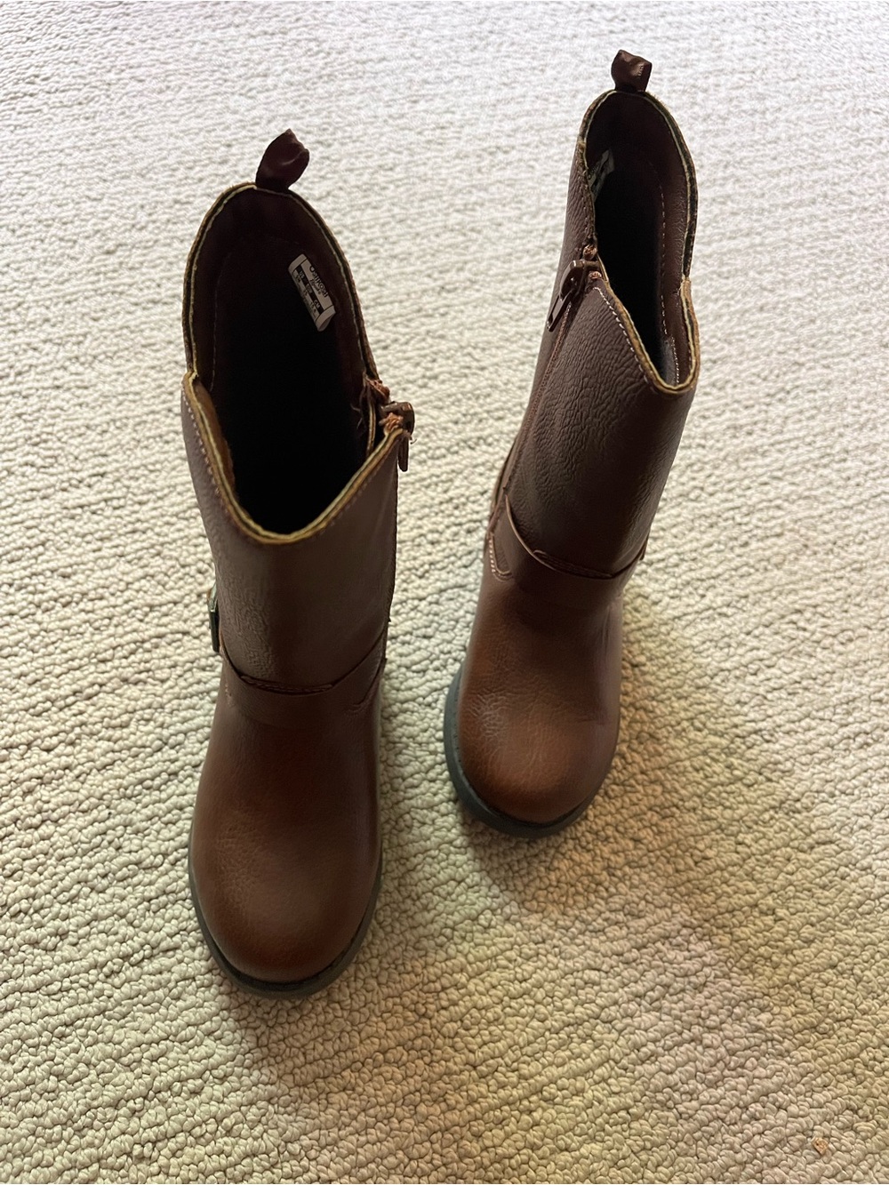 New! OshKosh B'gosh Brown Girls' Mid-Calf Boots size 9